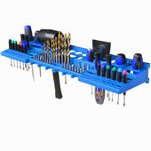 Duża półka narzędziowa do ścianki tablicy ITBNN Niebieska