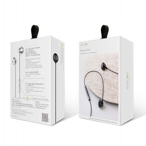 BASEUS PRZEWODOWE SŁUCHAWKI DOUSZNE MINI JACK 3,5MM Z MIKROFONEM I PILOTEM na Arena.pl