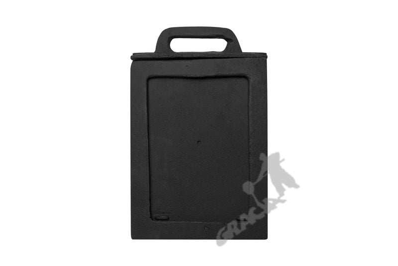 SZYBEREK DUŻY 3-ELEMENTOWY szyber żeliwny do pieca zdjęcie 2