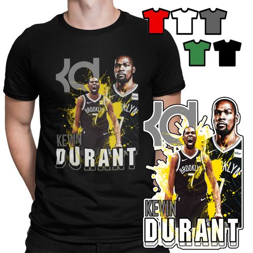 KOSZULKA T-SHIRT MĘSKI WZORY WYBÓR - KEVIN DURANT KOSZYKÓWKA NBA - S na Arena.pl