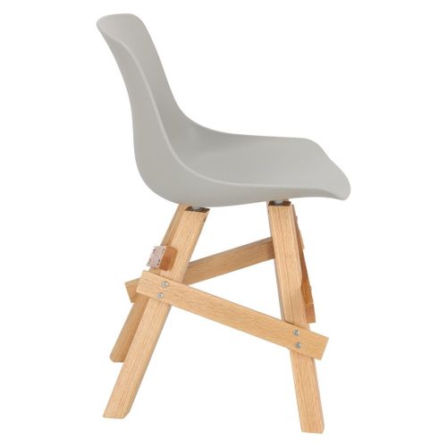 Krzesło Rail szare dębowe na Arena.pl