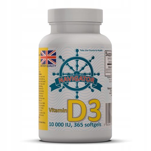 WITAMINA D3 10000IU Z LANOLINY 365kaps NA ROK na Arena.pl