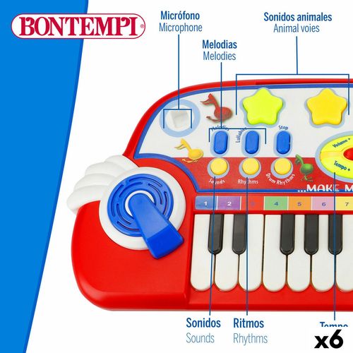 Pianino Elektroniczne Bontempi 38 x 18 x 17 cm (6 Sztuk) na Arena.pl