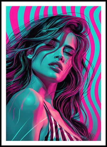 Plakat 64x90cm Neonowy Wzrok na Arena.pl