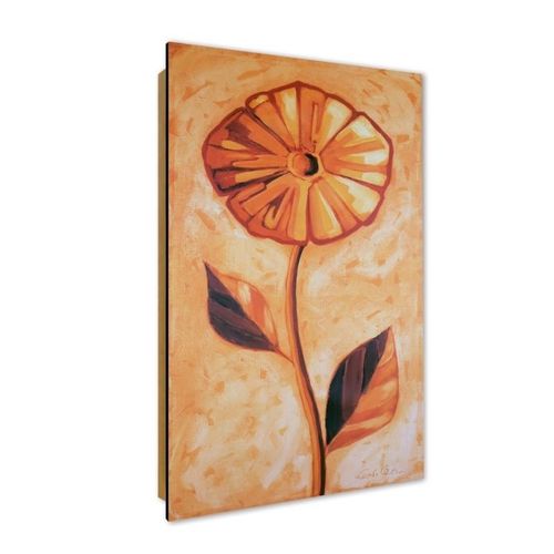 Deco Panel, Pomarańczowy kwiat 50x70 na Arena.pl