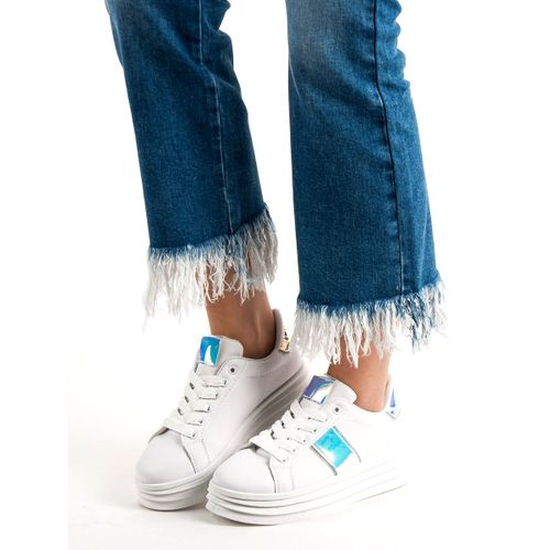 Białe Obuwie Na Platformie r.41 na Arena.pl