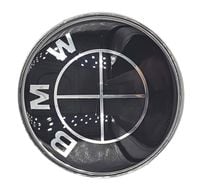 BMW znaczek na klapę bagażnika EMBLEMAT na tył BMW 73mm LOGO biało-czarne