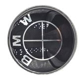 BMW znaczek na klapę bagażnika EMBLEMAT na tył BMW 73mm LOGO biało-czarne