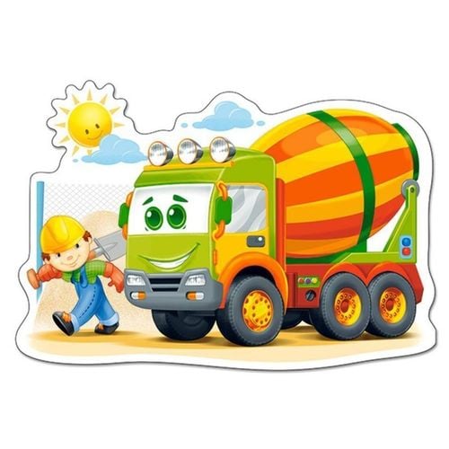 Puzzle 12 el. concrete mixer na Arena.pl