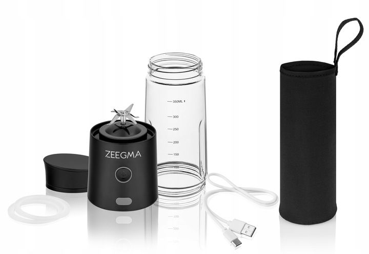 BLENDER PRZENOŚNY BEZPRZEWODOWY 300W USB ZEEGMA VITAMINE GO zdjęcie 3