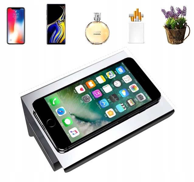 Uchwyt Na Papier Loft Toaletowy Z Półką Srebrny Wc zdjęcie 6