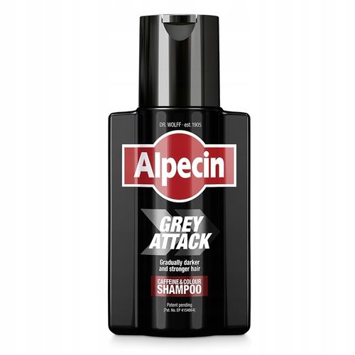 Alpecin Grey Attack Szampon Koloryzujący Męski Przeciw Siwieniu, 200ml na Arena.pl