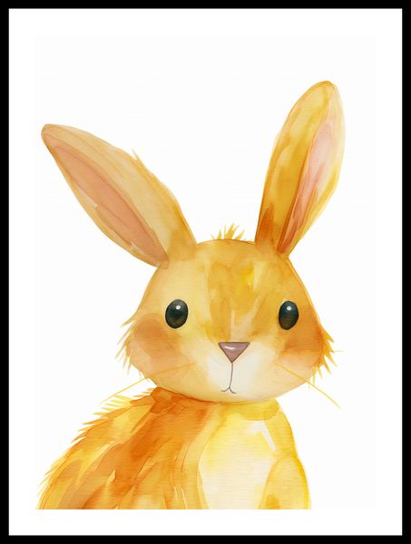 Plakat 39,5x55cm Słodki Zajączek zdjęcie 3