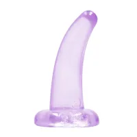 realrock crystal clear - model zakrzywiony z przyssawką 11,5 cm
