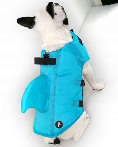 KAPOK KAMIZELKA RATUNKOWA DLA PSA do Wody Rekin S Ubranko do Pływania Fazoo na Arena.pl