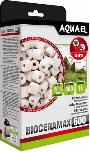 AQUAEL BIOCERAMAX 600 Wkład ceramiczny Biologiczny do akwarium 1L na Arena.pl