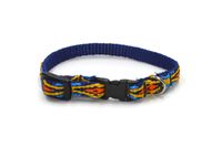 A-060 OBROŻA DLA PSA ROMB 10mm/18-29cm Kolor - Niebieski