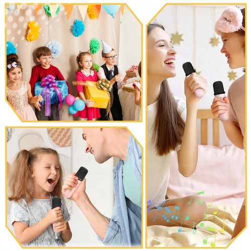 ZESTAW KARAOKE 2 MIKROFONY + GŁOŚNIK BEZPRZEWODOWY BLUETOOTH SUPER DŹWIĘK na Arena.pl