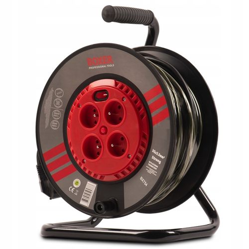 Pp 25m 3x2,5 PRZEDŁUŻACZ BĘBNOWY NA BĘBNIE ZWIJAK na Arena.pl