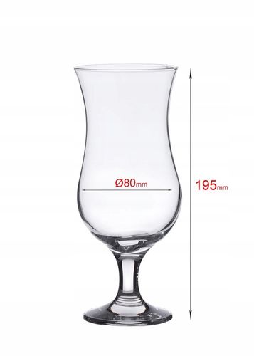 LAV FIESTA Zestaw Kieliszki Komplet 6 Szt. Koktajl Pokale Do Piwa 460 ml na Arena.pl