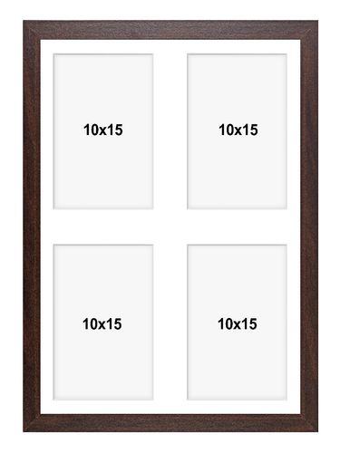 Ramka na 4 zdjęcia Hekla 30x40x4 galeria brązowy 1szt. na Arena.pl