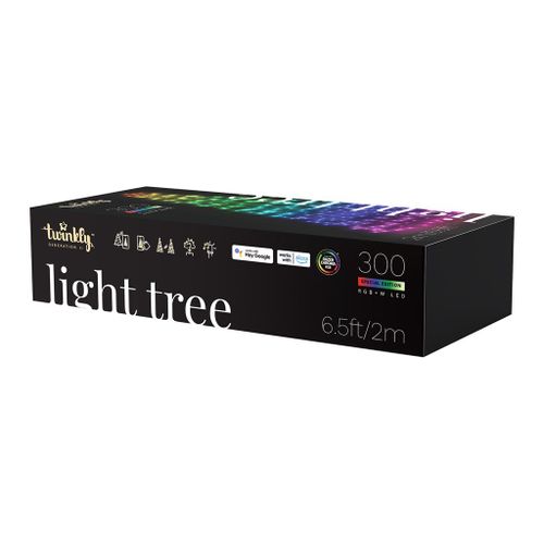 Inteligentne lampki ozdobne ze stelażem Twinkly Light Tree 300 Led RGBW na Arena.pl