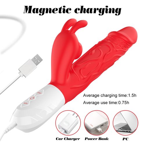 silicone vibrator 7 vibration modes - 10 thrusting and 7 flapping na Arena.pl