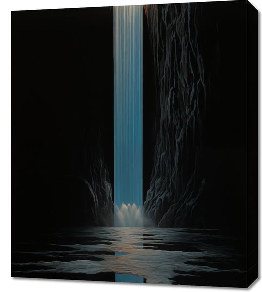 Obraz 60x70cm Wodospad Światła zdjęcie 1