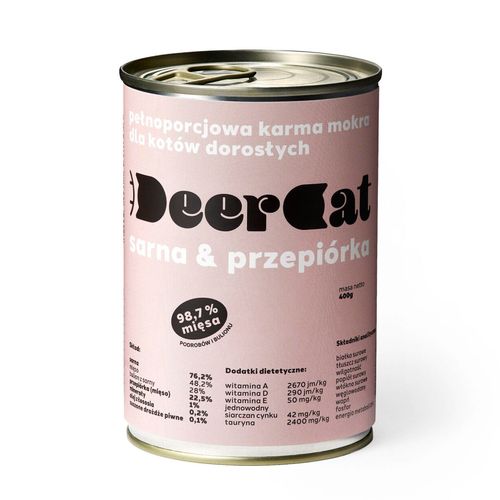Deer Cat Sarna i przepiórka 400g na Arena.pl
