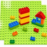 3x Płytka Konstrukcyjna 25x25cm Do Klocków Duplo Płytka Seledynowa