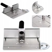 Aluminiowa płyta do frezarki z uchwytem kraft&dele KD11880