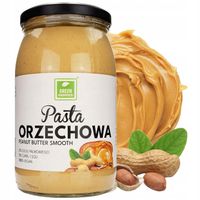 PASTA MASŁO ORZECHOWE 900g keto bez cukru krem peanut butter smooth