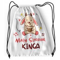 Plecak Sportowy Szkolny Dla Kingi Córki Dziecka Z Nadrukiem Ze Zdjęciem