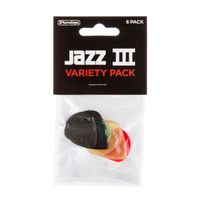 Zestaw Kostek do Gitary JAZZ III PICK 6 szt Dunlop PVP103