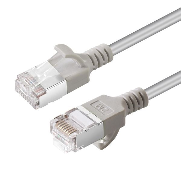 MicroConnect CAT6A U-FTP Slim, LSZH, 10m zdjęcie 1