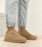 Beżowe sneakersy casualowe na platformie Élise 38