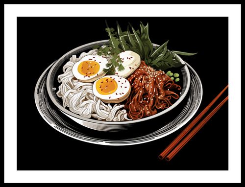 Plakat 55x40cm Ramen w Sztuce na Arena.pl