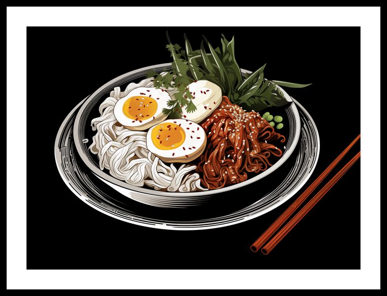 Plakat 55x40cm Ramen w Sztuce zdjęcie 3