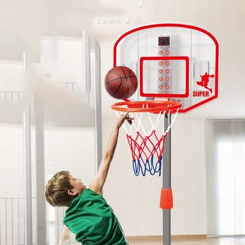 ZESTAW DO GRY W KOSZYKÓWKĘ w domu DUŻA KOSZYKÓWKA + PIŁKA cyfrowy licznik na Arena.pl