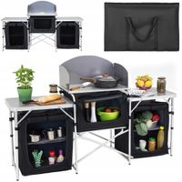 kuchnia turystyczna szafka składana ogrodowy lekka kempingowa przenośna