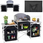 kuchnia turystyczna szafka składana ogrodowy lekka kempingowa przenośna