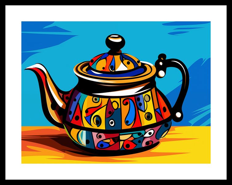 Plakat 40x30cm Może Herbatki? zdjęcie 3