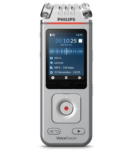 Dyktafon cyfrowy PHILIPS DVT4115 Szary na Arena.pl
