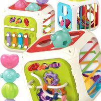 SENSORYCZNA EDUKACYJNA KOSTKA AKTYWNOŚCI DLA NIEMOWLĄT WOOPIE BABY