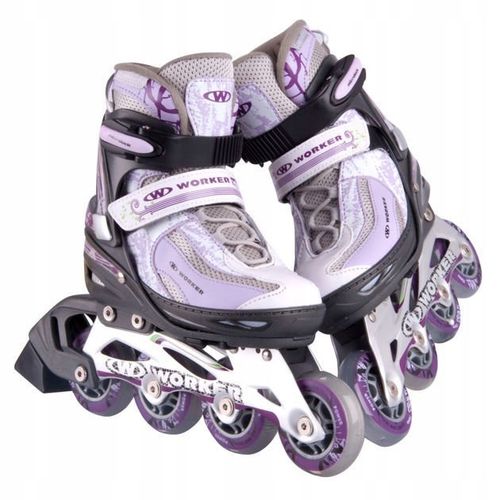 ROLKI REGULOWANE PERLETA DAMSKIE WORKER ABEC 5 na Arena.pl