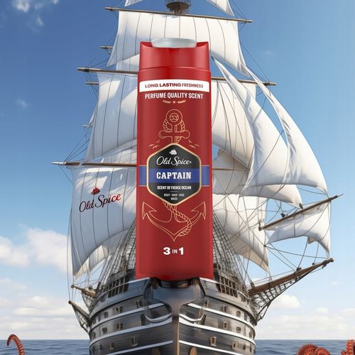 Old Spice Captain Żel męski pod prysznic i szampon 3w1, 6 x 400ml na Arena.pl