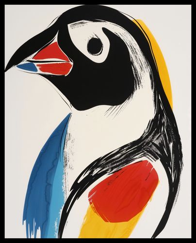 Plakat 40x50cm Portret Ptaka na Arena.pl