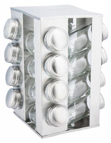 STOJAK NA PRZYPRAWY 16 POJEMNIKÓW KINGHOFF KH-4007 na Arena.pl