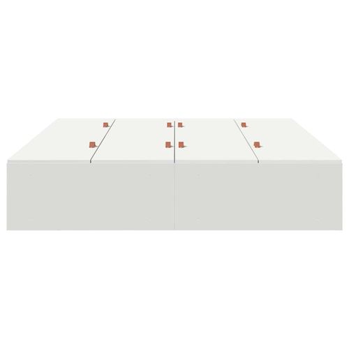 Ramka łóżka Biały 200 x 140 x 31.5 cm Materiał drewnopochodny na Arena.pl