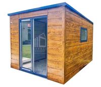 Schowek - Domek Ogrodowy 2x2,5m - Okno Drewnopodobny dach Spad w tył ID654